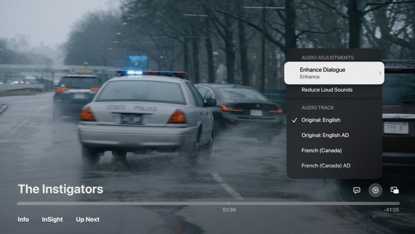 tvOS 18 yeni özellikler sunuyor: InSight, geliştirilmiş diyalog ve 21:9 desteği - Resim : 1