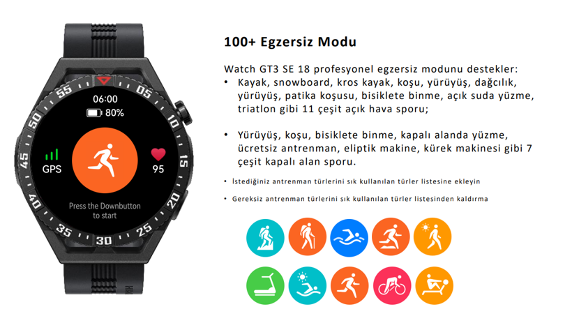 HUAWEİ WATCH GT 3 SE SPOR