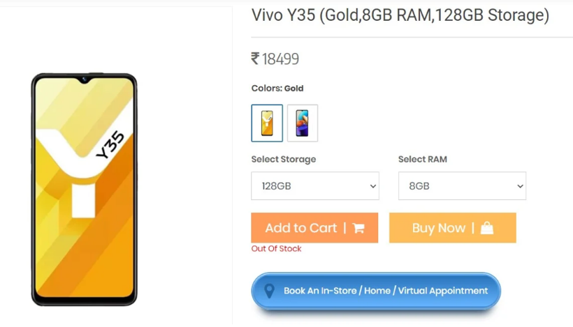 Uygun fiyatıyla dikkat çeken Vivo Y35 geliyor! - Resim : 1