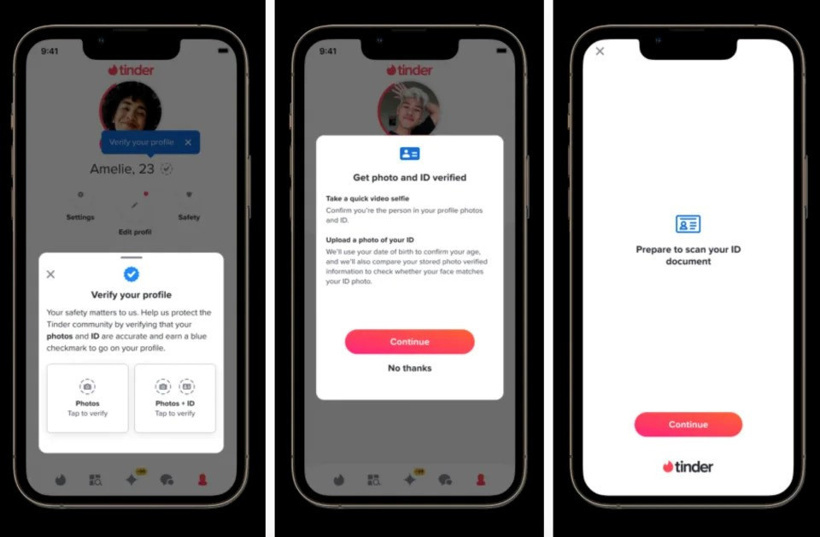 Tinder, gelişmiş kimlik doğrulama sistemini genişletiyor - Resim : 1