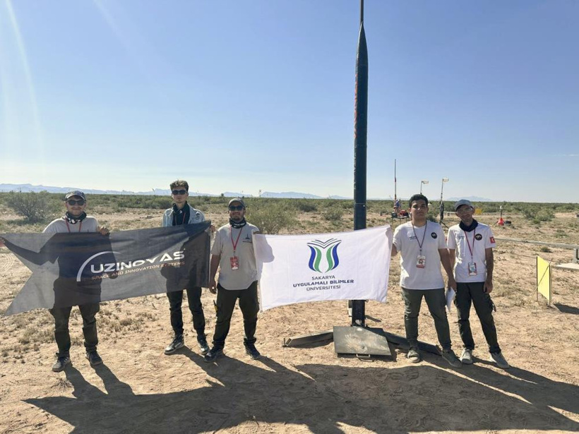 SUBÜ'nün roket takımı ABD’de yarıştı - Resim : 1