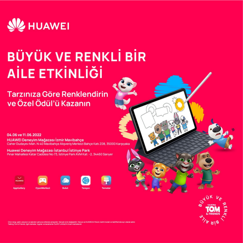 Huawei, İstanbul ve İzmir'deki mağazalarında eğlenceli etkinliklere davet ediyor - Resim : 1