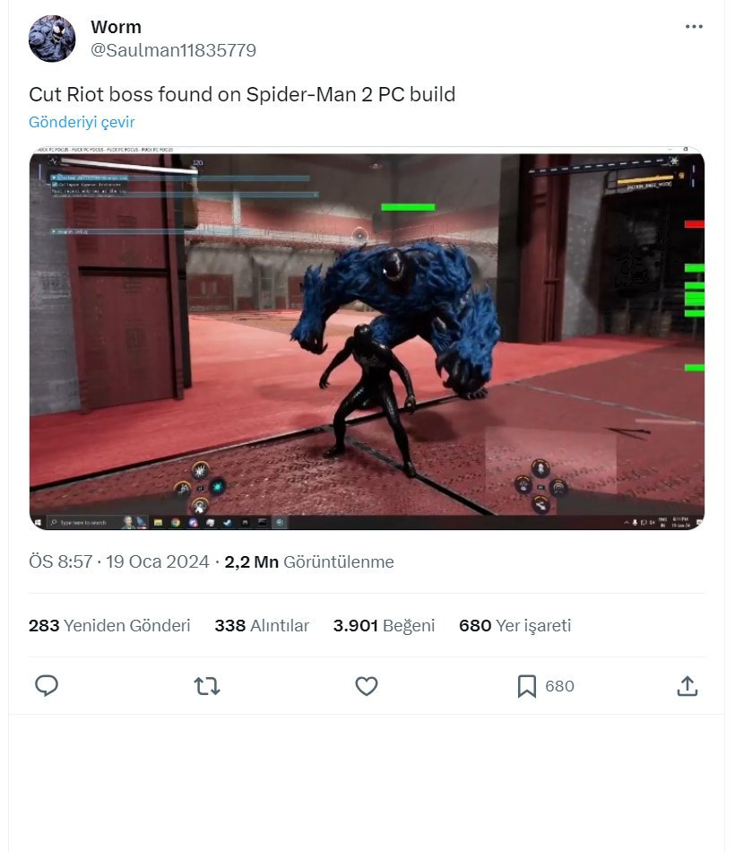 Spider-Man 2 oyununda Venom sürprizi! - Resim : 1